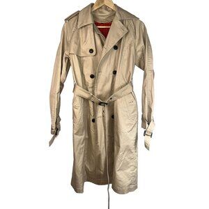 GAMINERIE Vintage Lined Trench Coat Tan Women’s Small MINT Size 3 Thick O
